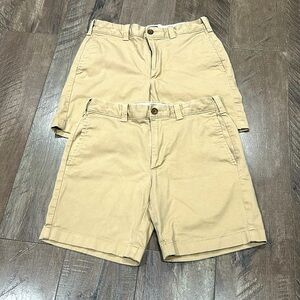 J.Crew Boys Sz 28 Beige 7" Inseam Shorts L0923